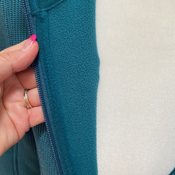 SPYDER Women’s Teal Green Full Zip Core Sweater Fleece Lined Jacket Size M Ski - Picture 4 of 9